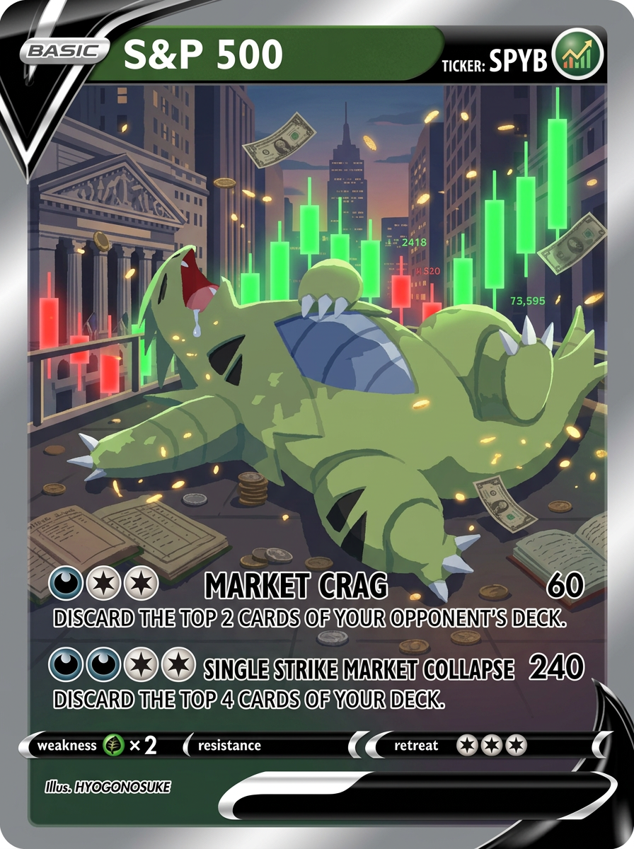 S&P 500 Mythic PokeStocks collectible card