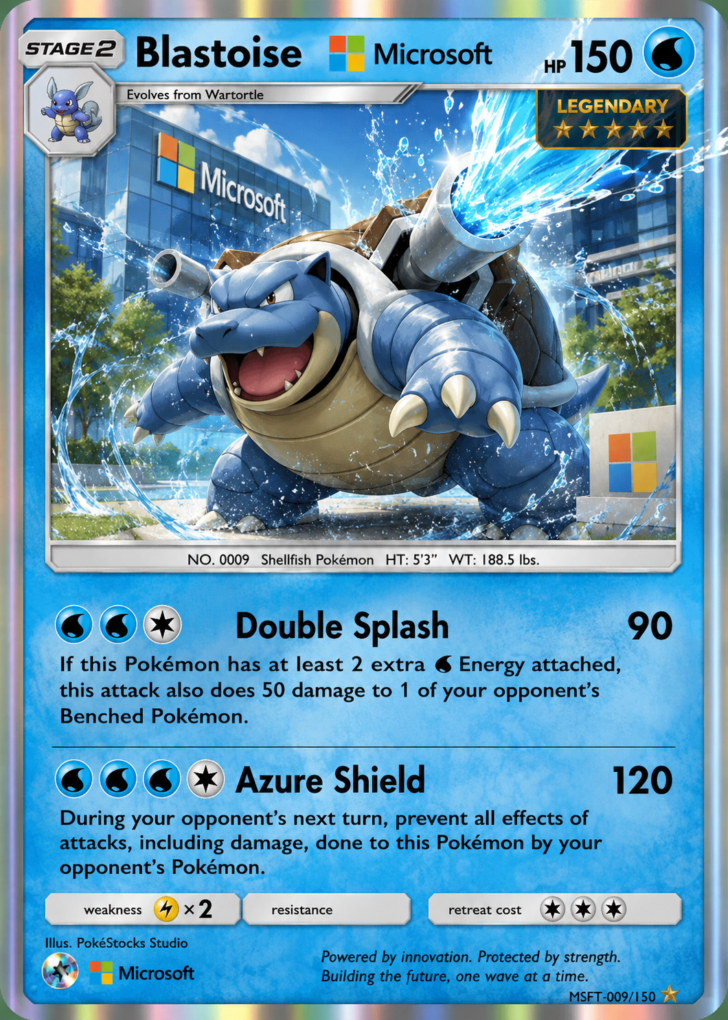Microsoft Epic PokeStocks collectible card