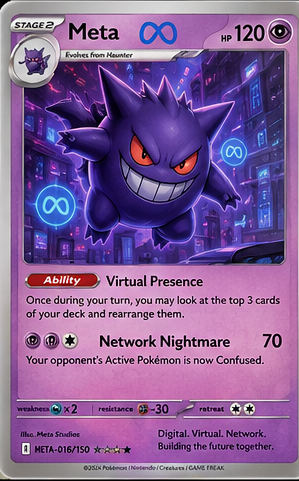 Meta Epic PokeStocks collectible card