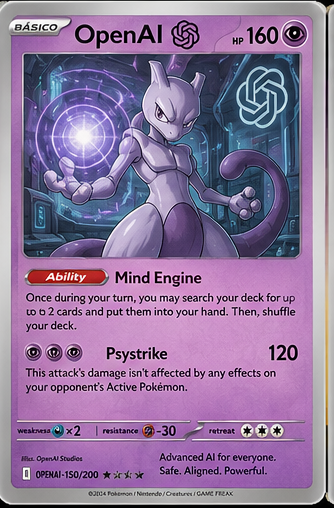 OpenAI Mythic PokeStocks collectible card
